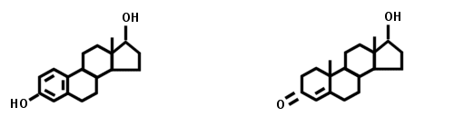 Estradiol and Testosterone